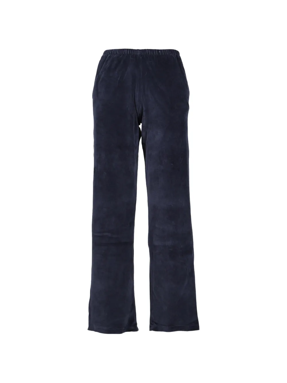 Sporty & Rich velour crystal-logo track pants