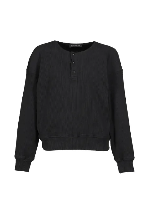OUR LEGACY Ballon ribbed sweater