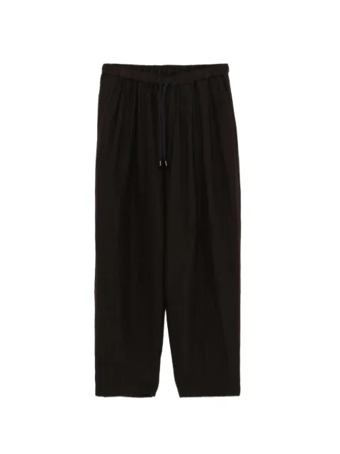 CALMLENCE drawstring wide-leg trousers