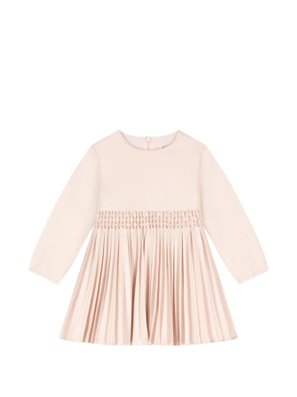 Tartine Et Chocolat Gesmoktes Faltenkleid - Rosa
