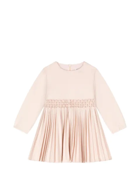 Tartine Et Chocolat smocked pleated dress