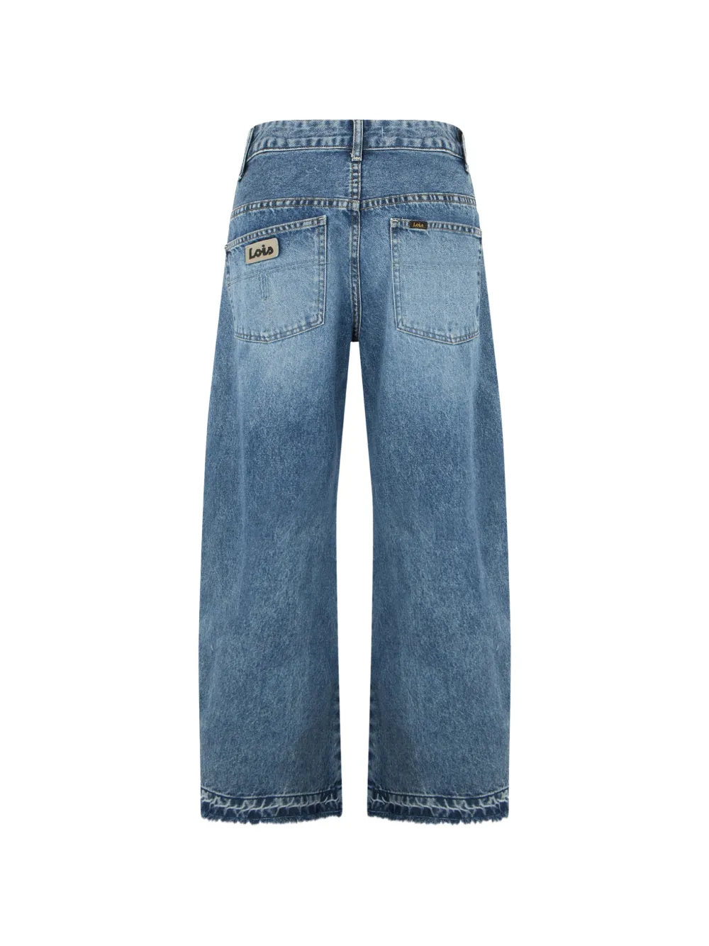 LOIS JEANS met franje afwerking Blauw
