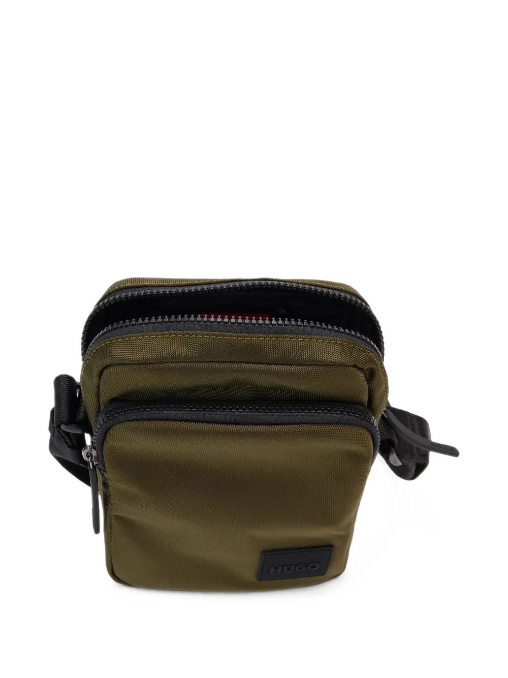 BOSS Messengertas met logopatch Groen