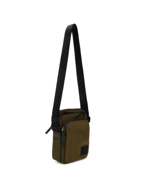 BOSS logo-patch messenger bag