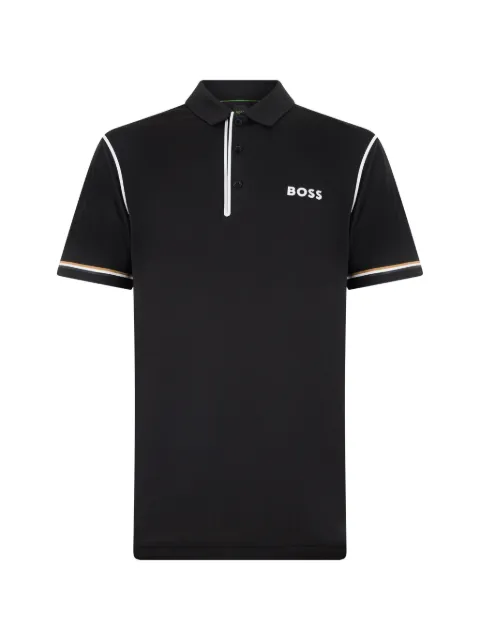 BOSS active Paddy golf polo shirt in ripstop fabric