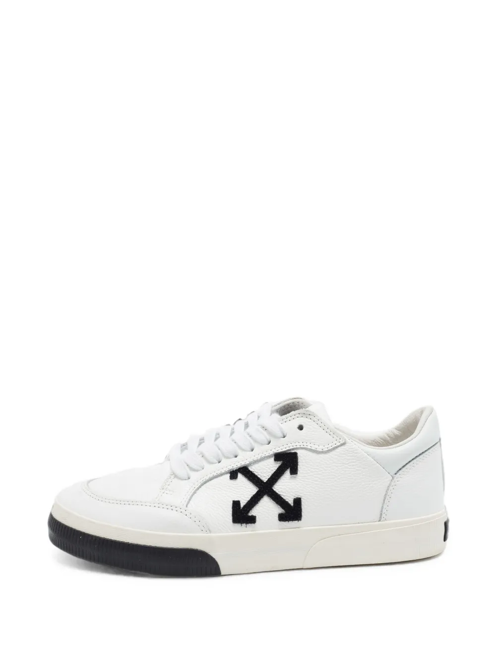 Pre-owned Off-white 42 Vulcanized Low-top Sneakers In White