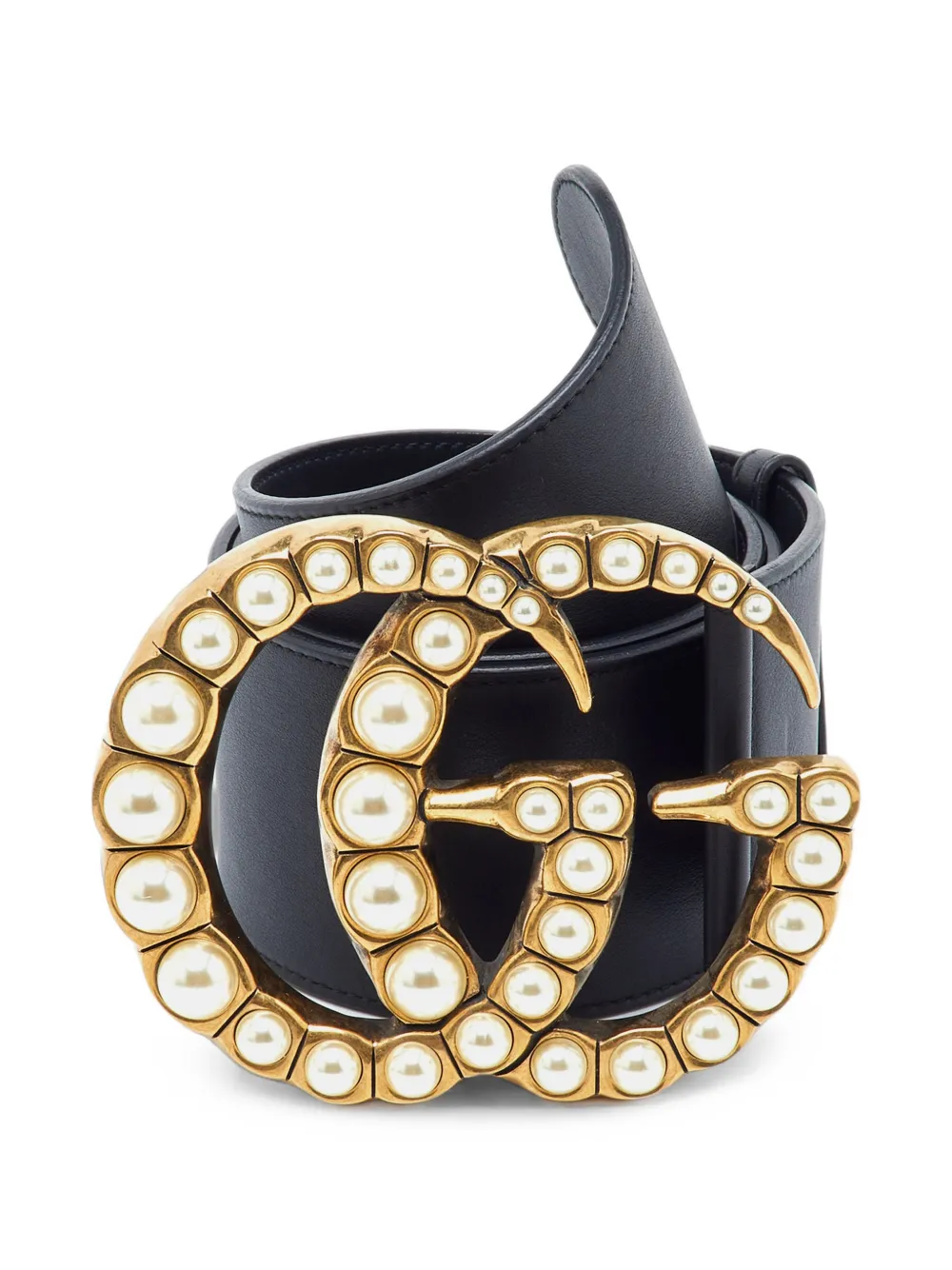 Gucci Pre-Owned GG Marmont Statement-Gürtel - Schwarz