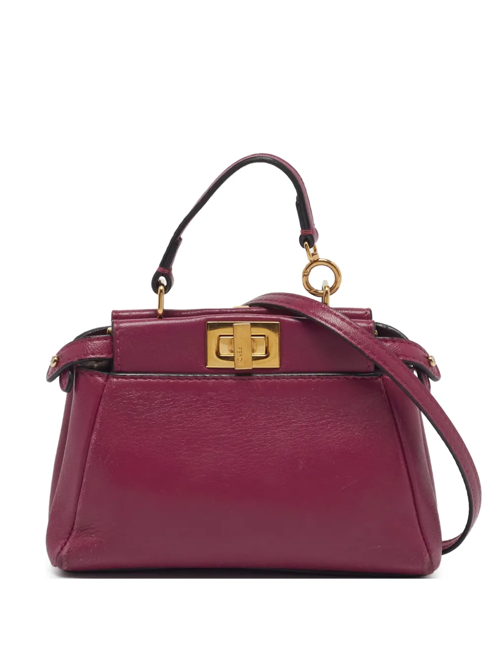 Fendi Pre-Owned cabas Peekaboo Micro - Rose Fendi Pre-Owned cabas Peekaboo Micro - Rose