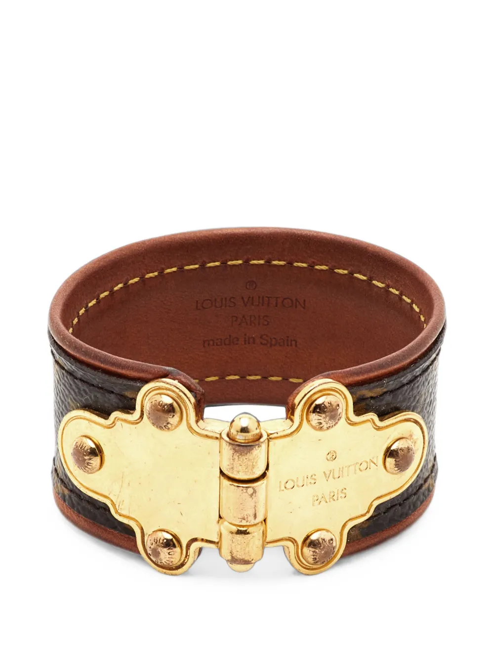 Louis Vuitton Pre-Owned bracelet torque Save It Monogram Louis Vuitton Pre-Owned bracelet torque Save It Monogram