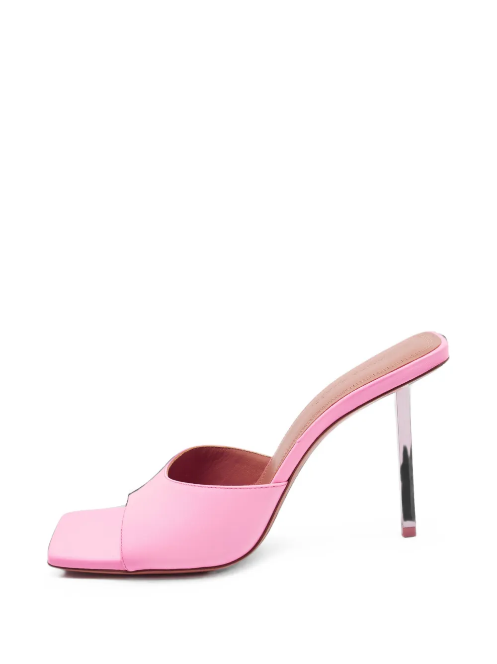 Amina Muaddi sandales Lupita à talon - Rose Amina Muaddi sandales Lupita à talon - Rose