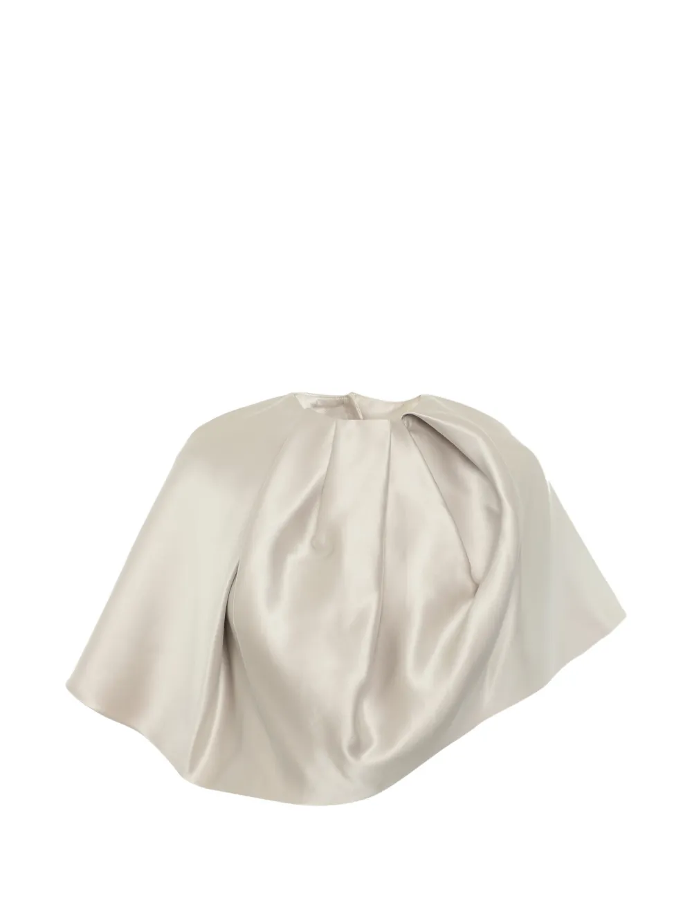 Christian Dior Pre-Owned pleated poncho - Grigio