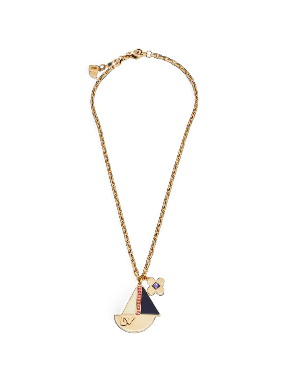 Louis Vuitton Pre-Owned Float Your Boat pendant necklace - Oro
