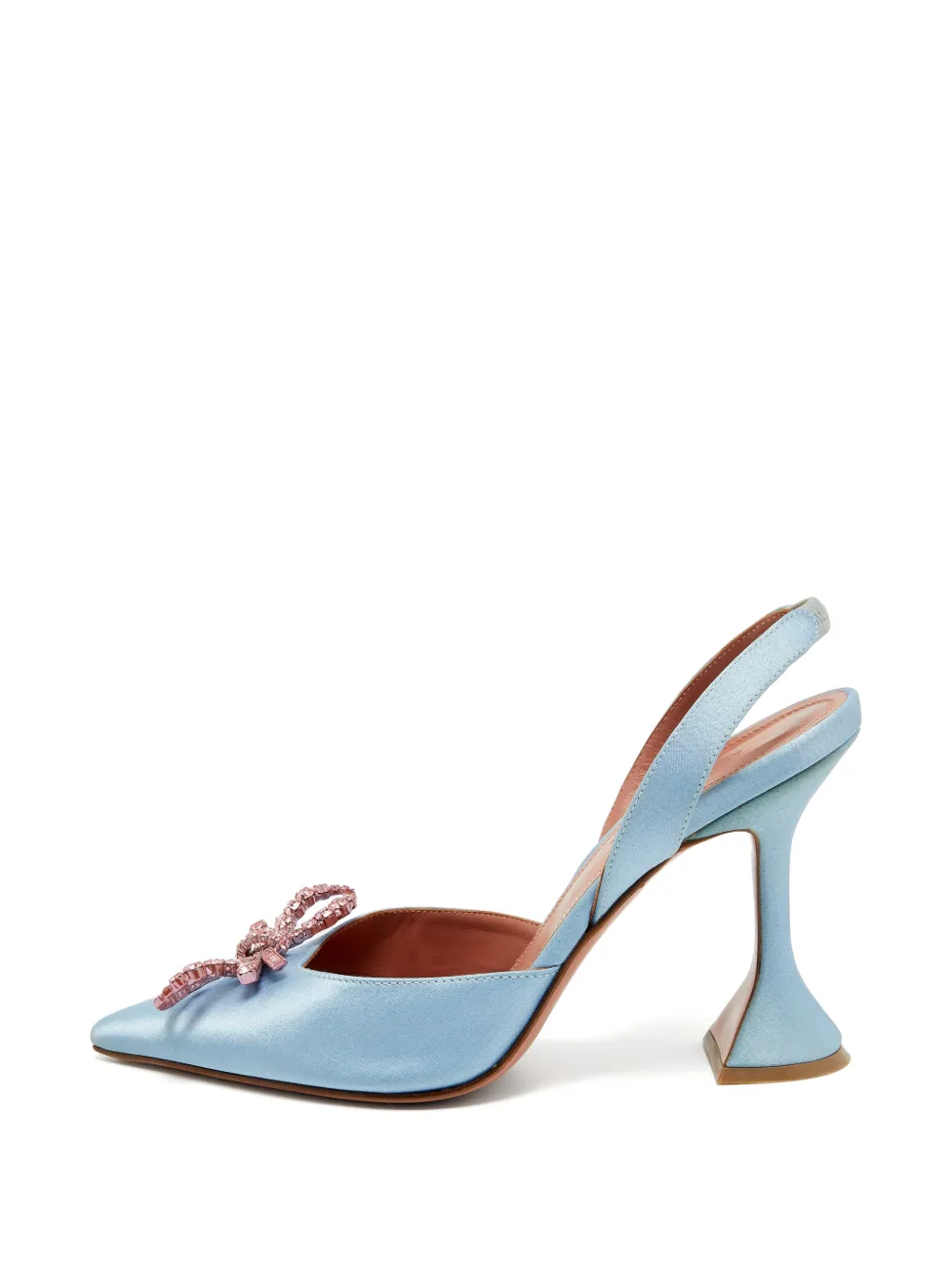 Amina Muaddi escarpins Rosie 95 mm ornés de cristal - Bleu Amina Muaddi escarpins Rosie 95 mm ornés de cristal - Bleu