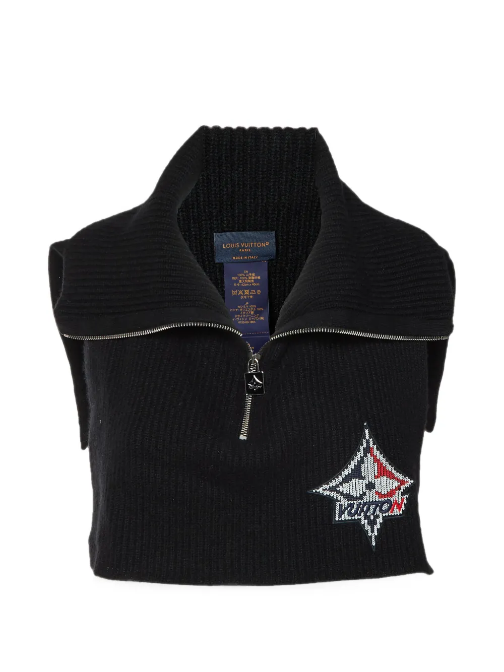 Louis Vuitton Pre-Owned LV Snowflake Plastron Schal - Schwarz