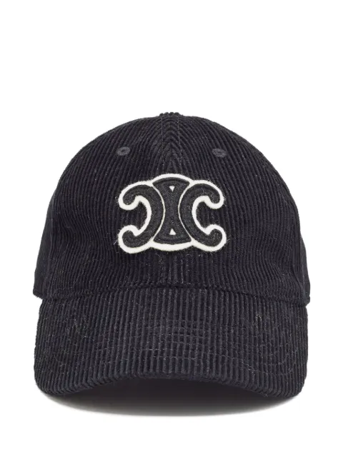 Celine Pre-Owned Triomphe corduroy baseball cap