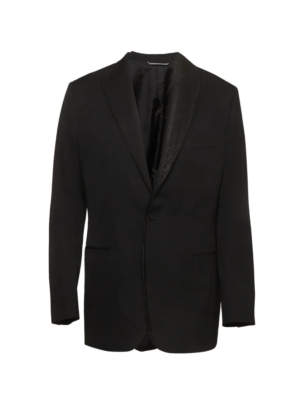 Christian Dior Pre-Owned blazer à simple boutonnage - Noir Christian Dior Pre-Owned blazer à simple boutonnage - Noir