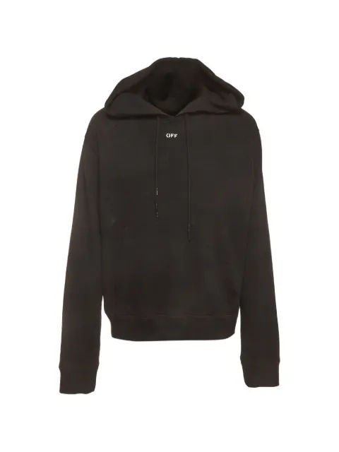 Off-White Pre-Owned Stencil Arrow logo-print hoodie