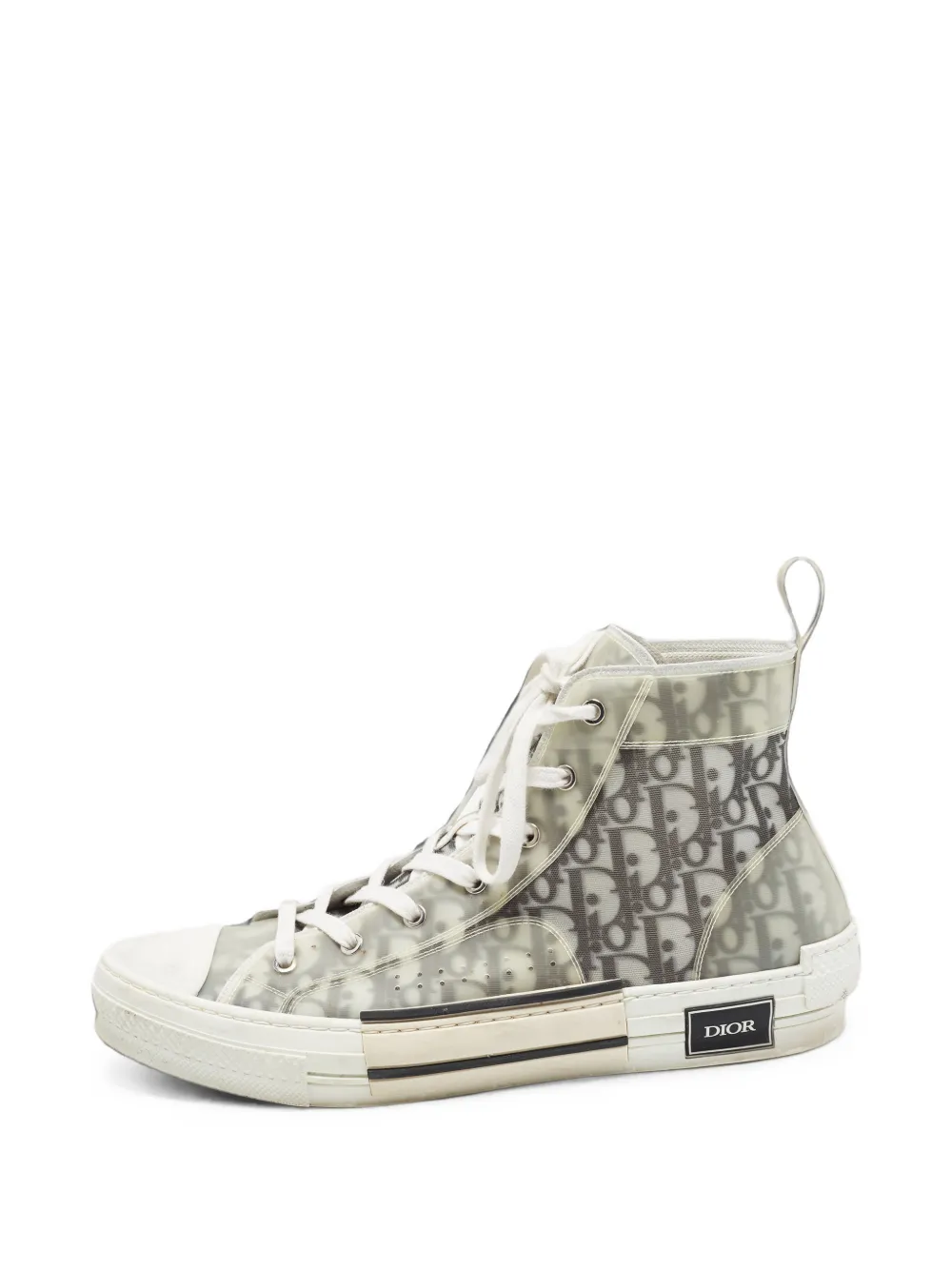 Christian Dior Pre-Owned B23 High-Top-Sneakers - Weiß