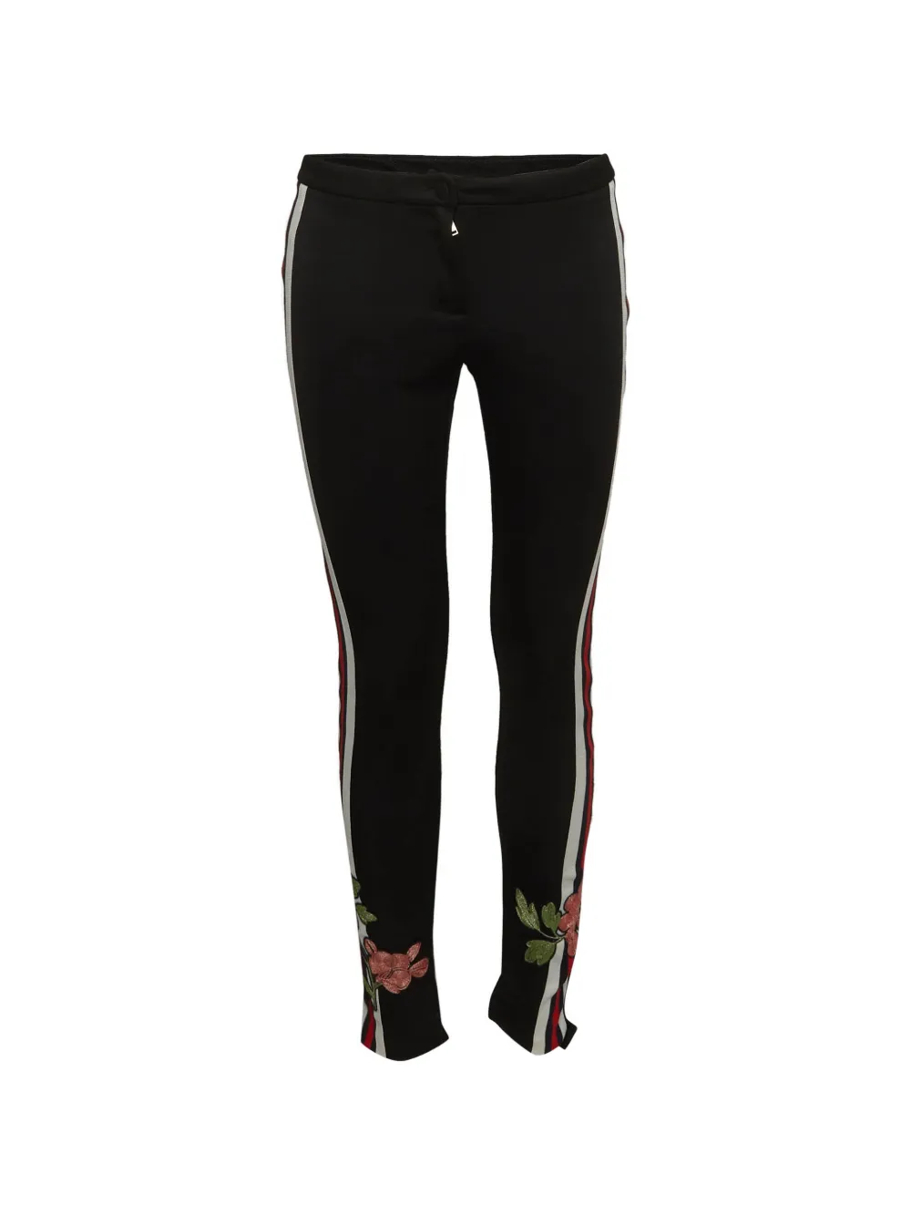 Gucci Pre-Owned legging à bandes contrastantes - Noir Gucci Pre-Owned legging à bandes contrastantes - Noir