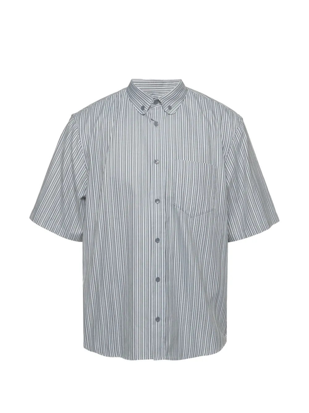 Louis Vuitton Pre-Owned x Park Seo-Bo chemise à rayures - Bleu