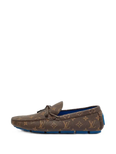 Louis Vuitton Pre-Owned Monogram canvas loafers