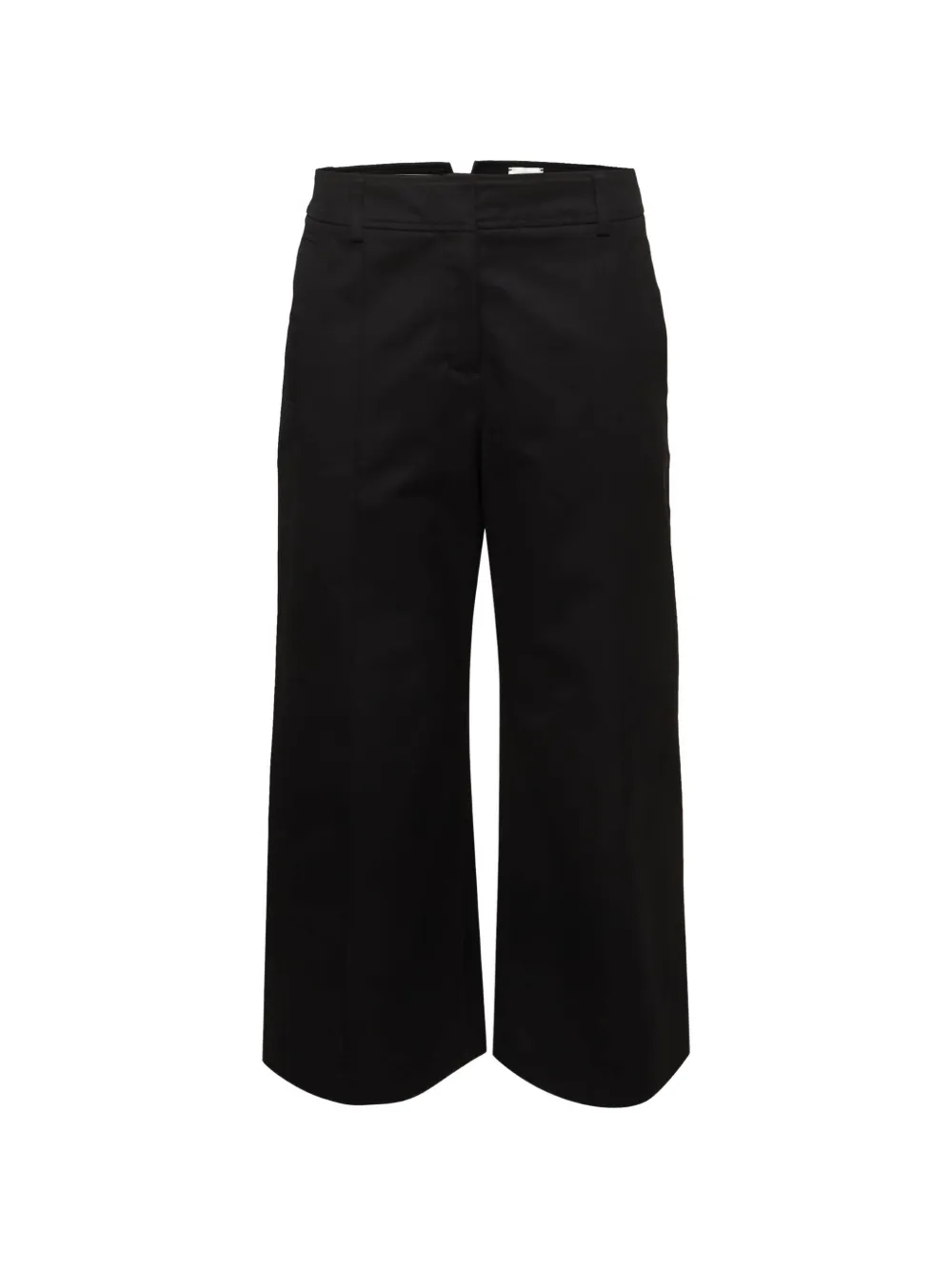 Hermès Pre-Owned pantalon droit à design plissé - Noir