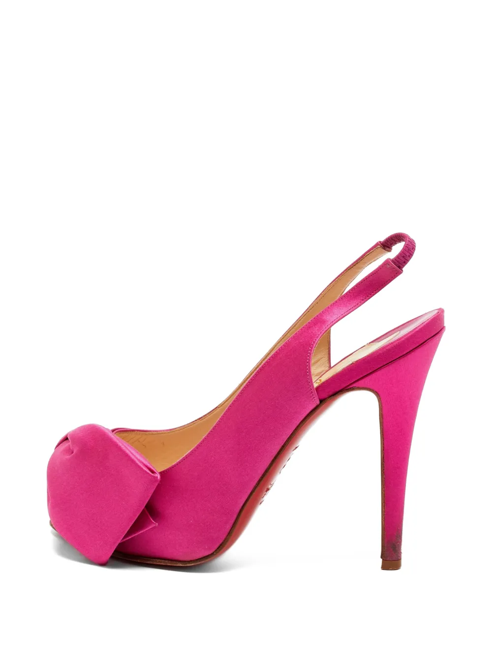 Christian Louboutin Pre-Owned Slingback-Pumps mit Schleife - Rosa