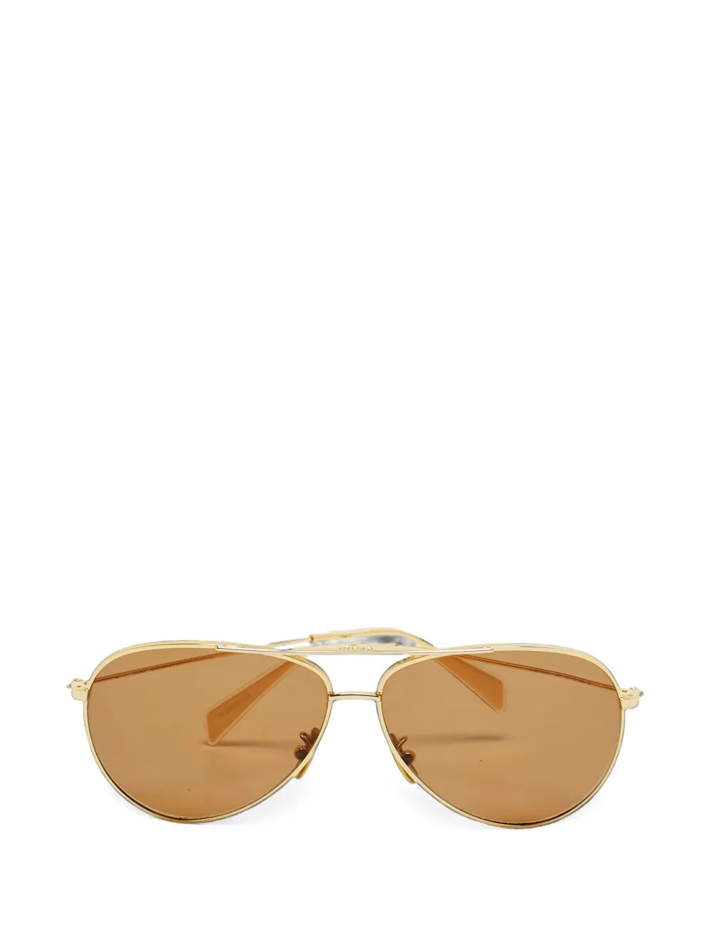 Celine Pre-Owned lunettes de soleil à monture pilote - Or Celine Pre-Owned lunettes de soleil à monture pilote - Or