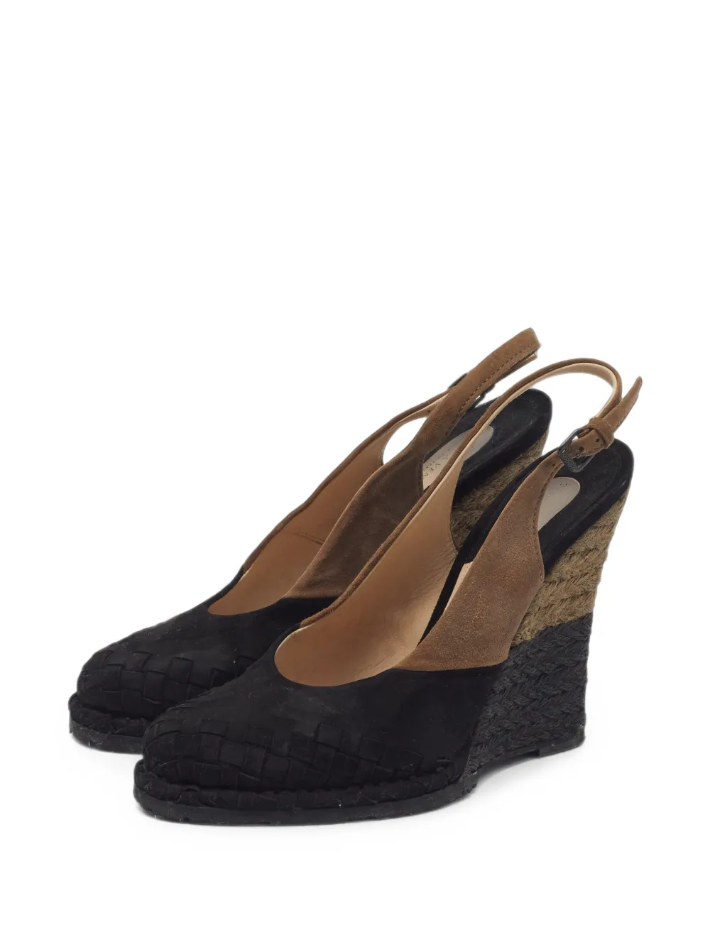 Bottega Veneta Pre-Owned Intrecciato Espadrilles - Schwarz