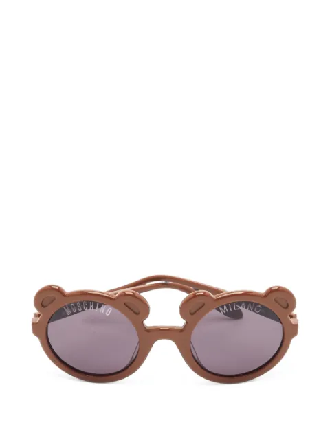 Moschino Pre-Owned Teddy Bear round sunglasses