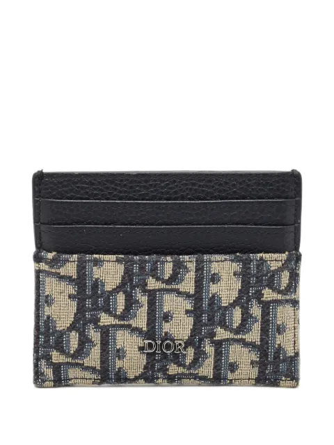 Christian Dior Pre-Owned 2022 Oblique canvas card holder