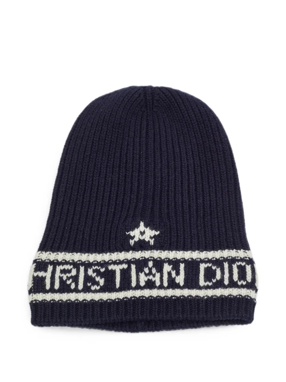 Christian Dior Pre-Owned Beanie mit Logo - Blau