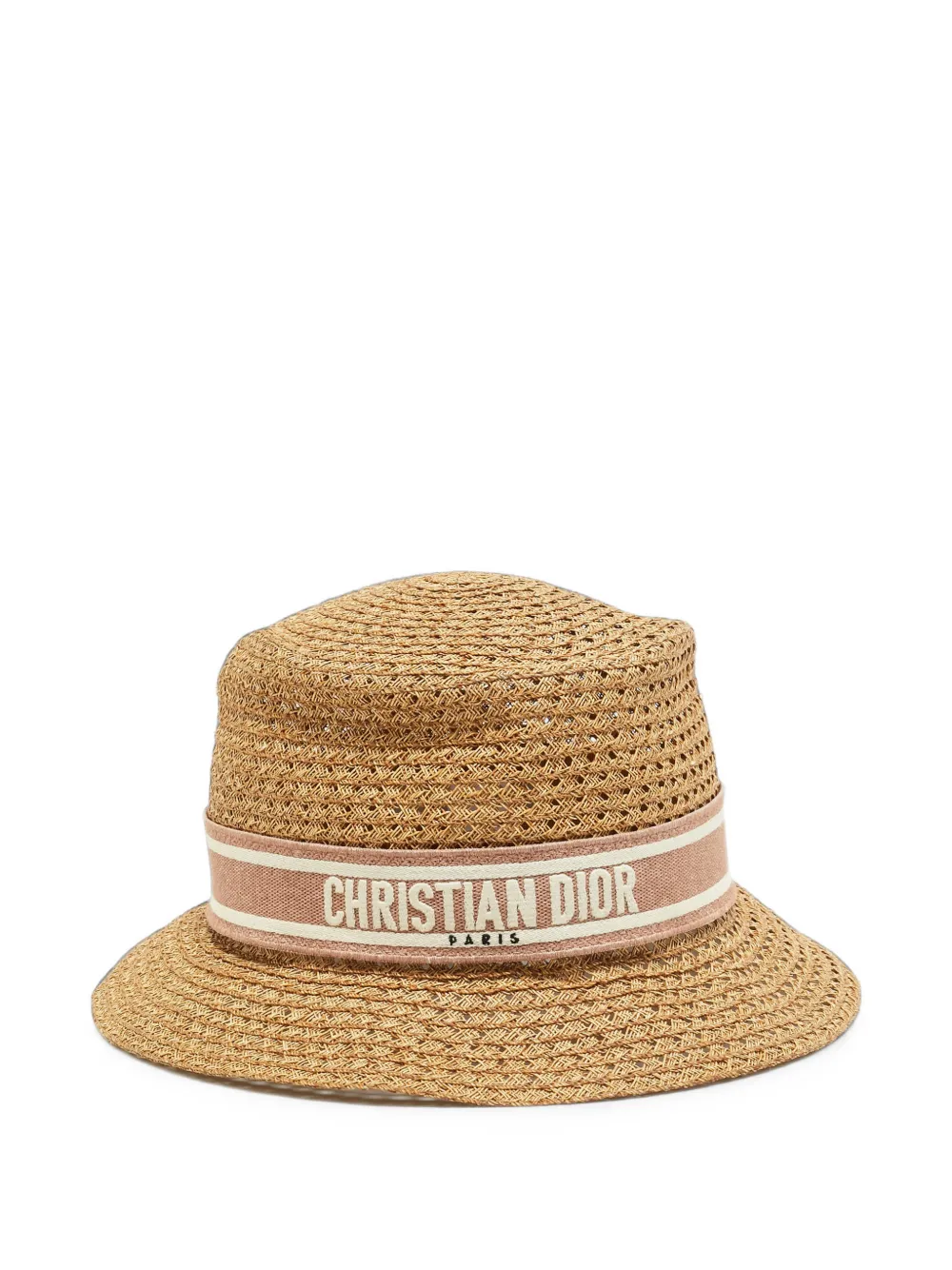 Christian Dior Pre-Owned chapeau D-Bobby à logo brodé - Tons neutres