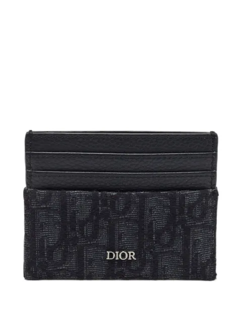 Christian Dior Pre-Owned tarjetero Oblique de piel 2024