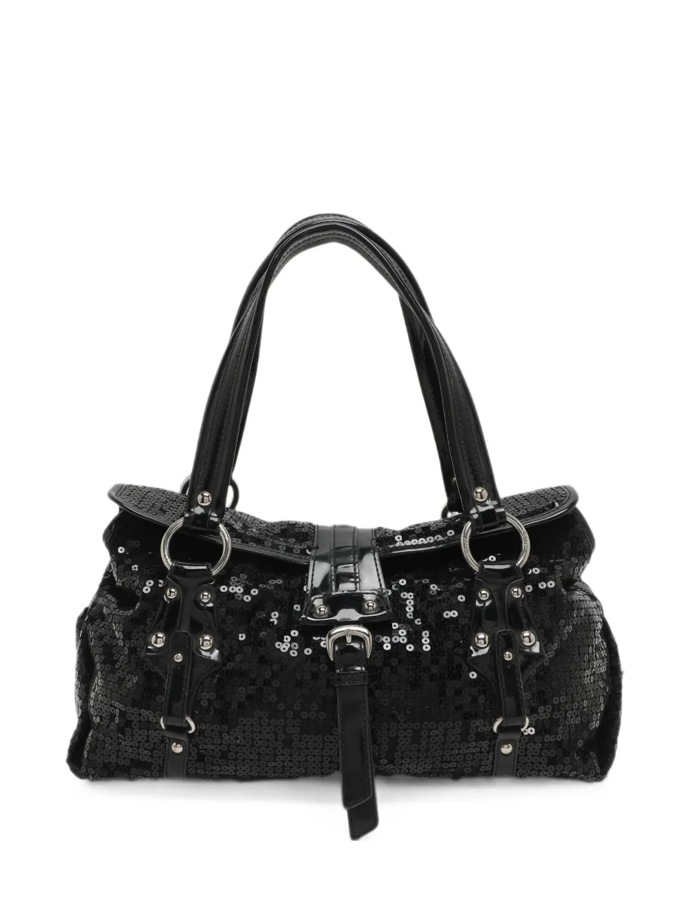 DKNY Vintage sequinned tote bag - Noir
