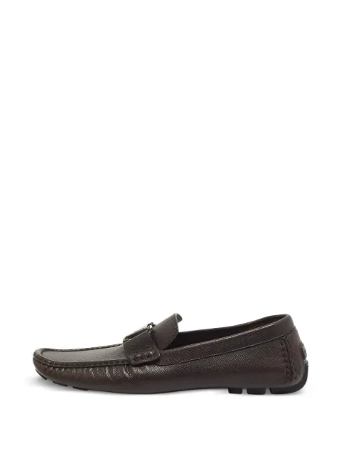 Louis Vuitton Pre-Owned Monte Carlo leather loafers