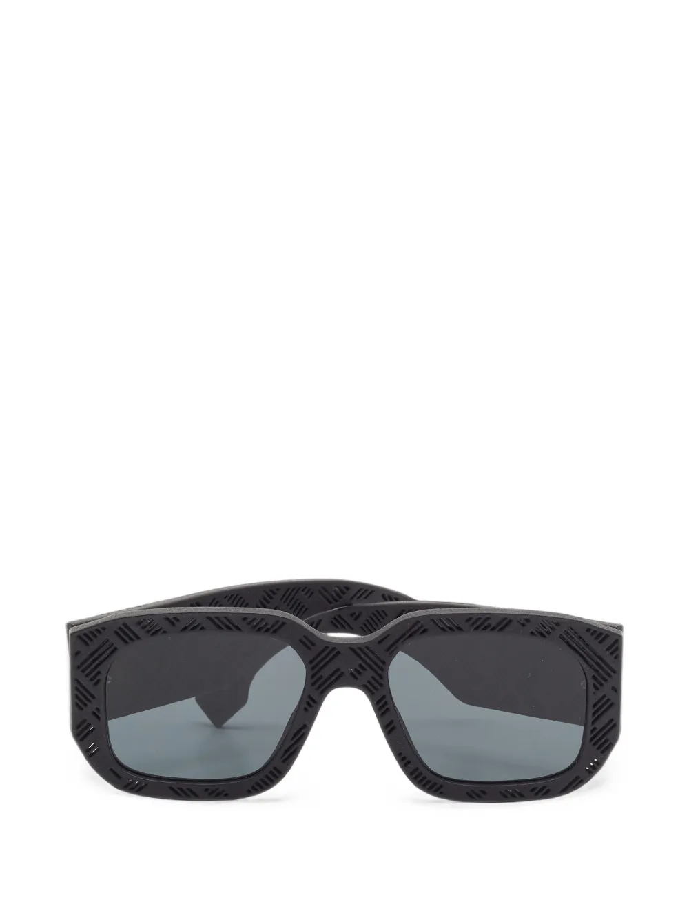 Fendi Pre-Owned lunettes de soleil Shadow à monture carrée - Noir Fendi Pre-Owned lunettes de soleil Shadow à monture carrée - Noir
