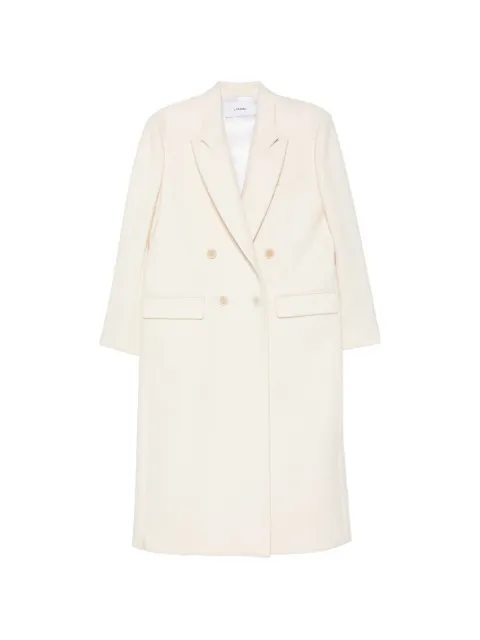 Lardini Martin double-breasted peak-lapel coat