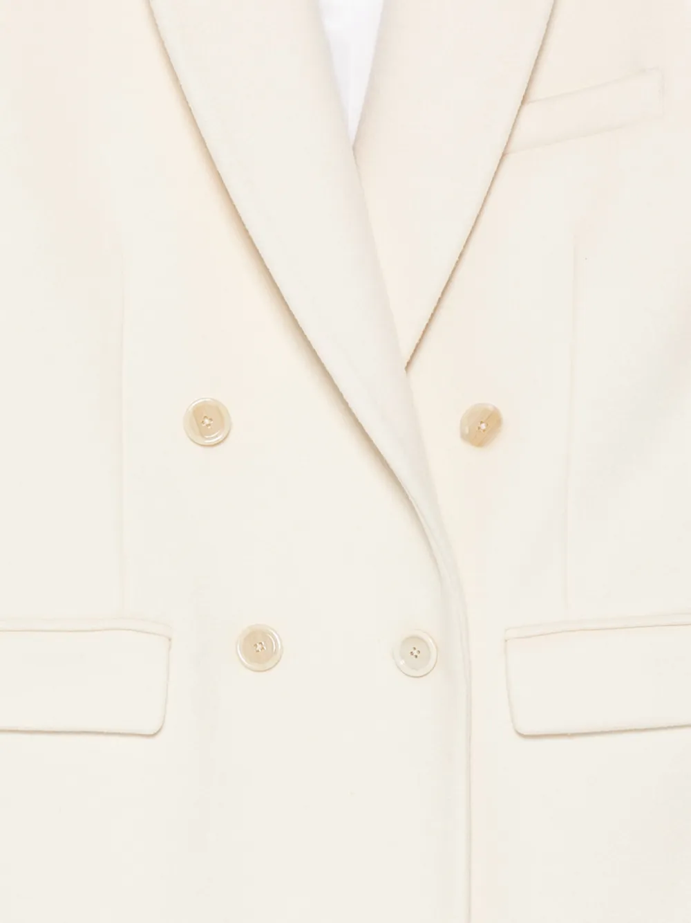 Lardini Martin jas met dubbele rij knopen en puntige revers Beige