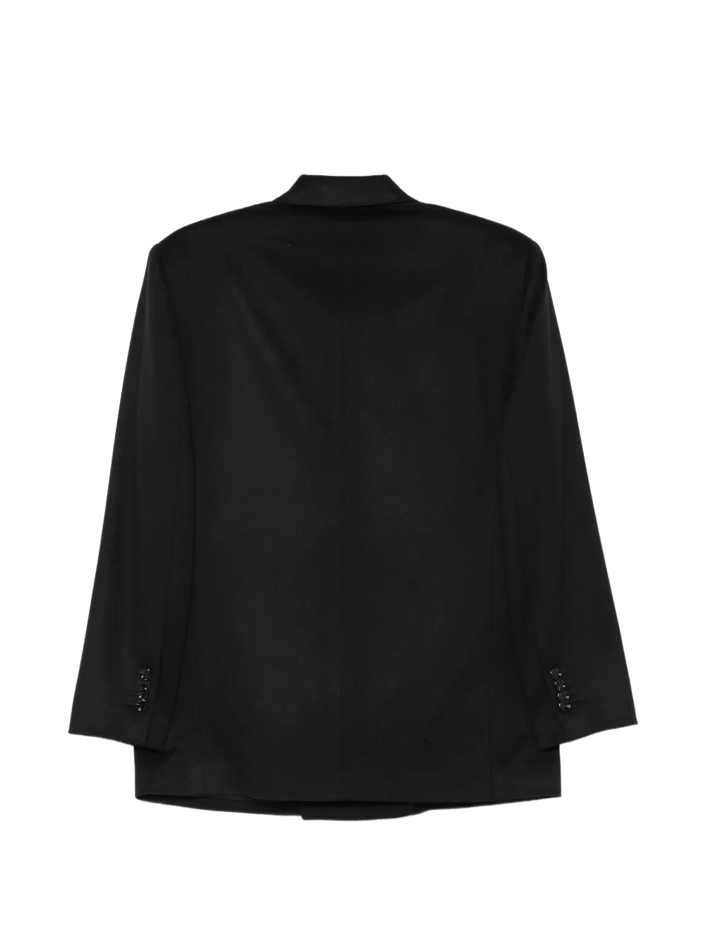 Lardini Cameron jack met dubbele rij knopen en puntige revers Zwart