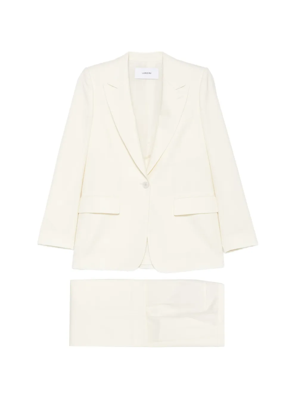 Lardini wide-leg trousers - Nude