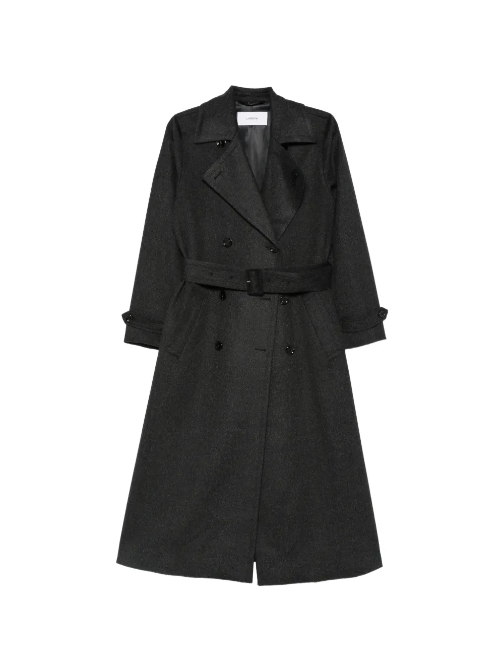 Lardini Oliver double-breasted belted coat - Gris Lardini Oliver double-breasted belted coat - Gris