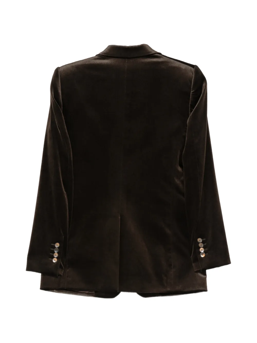Lardini Angeliu fluwelen blazer met enkele rij knopen Groen