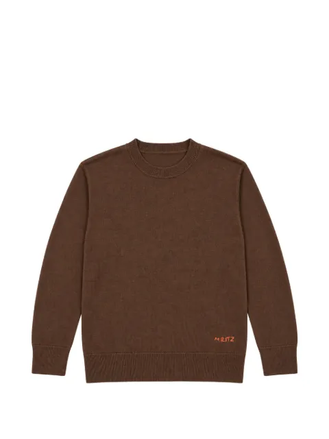 Manuel Ritz Kids logo-embroidered sweater