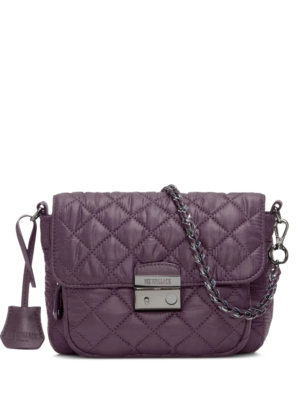 Mz Wallace petit sac à bandoulière Crosby Lock matelassé - Violet