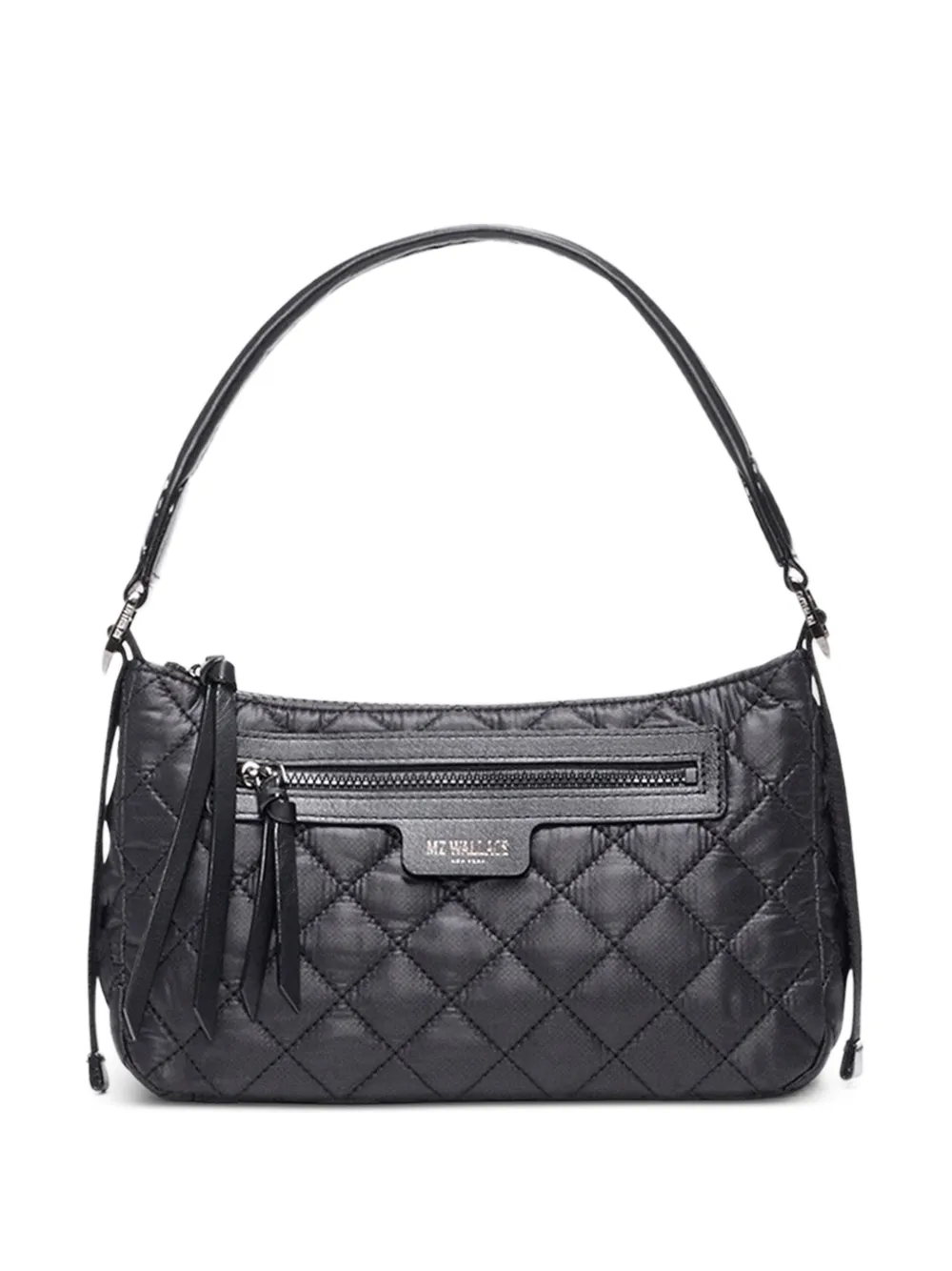 Mz Wallace small Park quilted shoulder bag - Nero