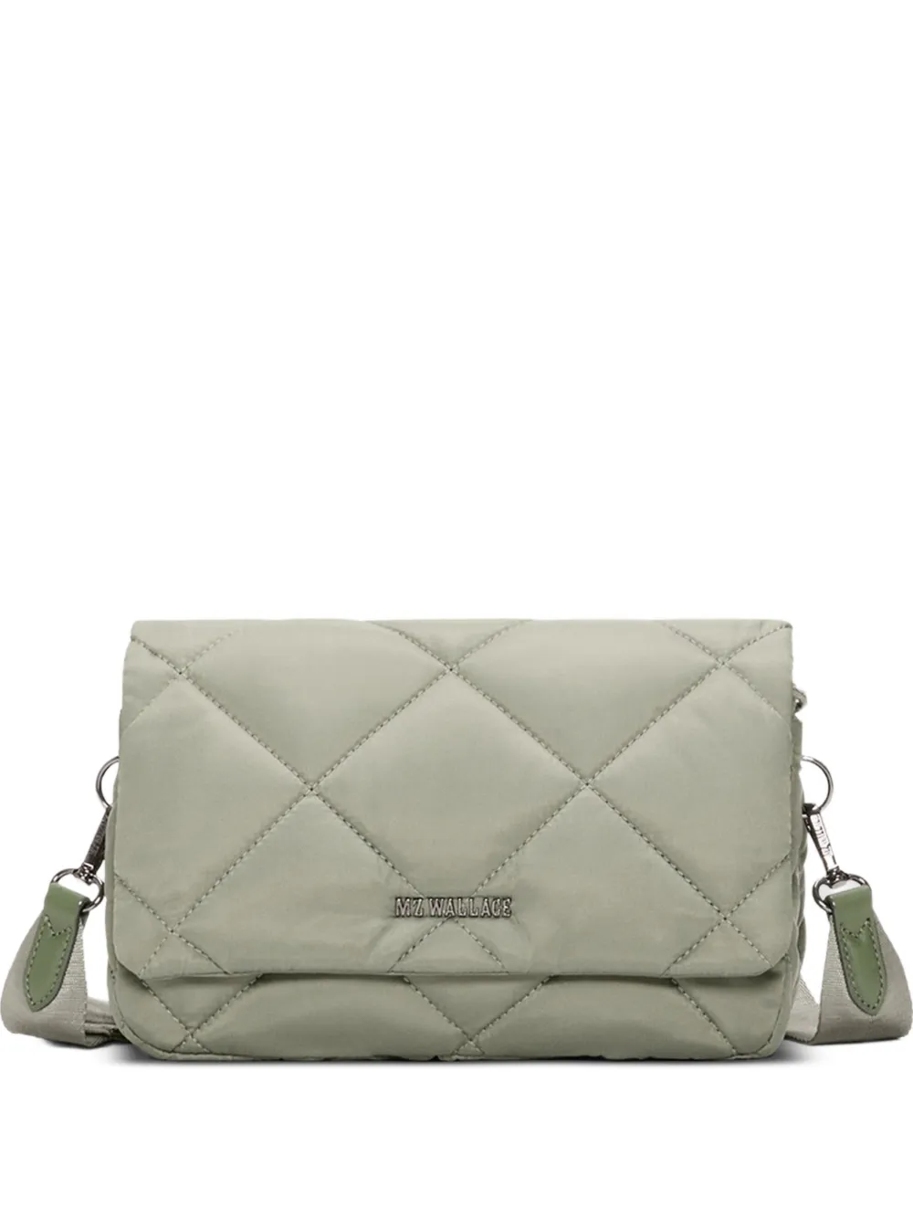 Mz Wallace Madison quilted crossbody bag - Verde