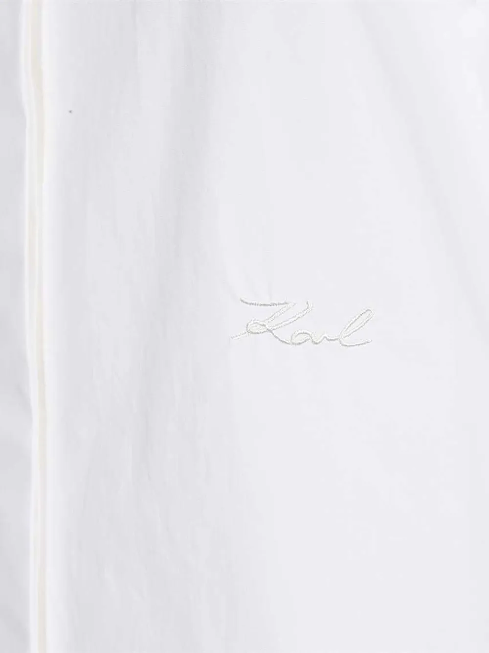 Karl Lagerfeld Jurk met geborduurd logo Wit