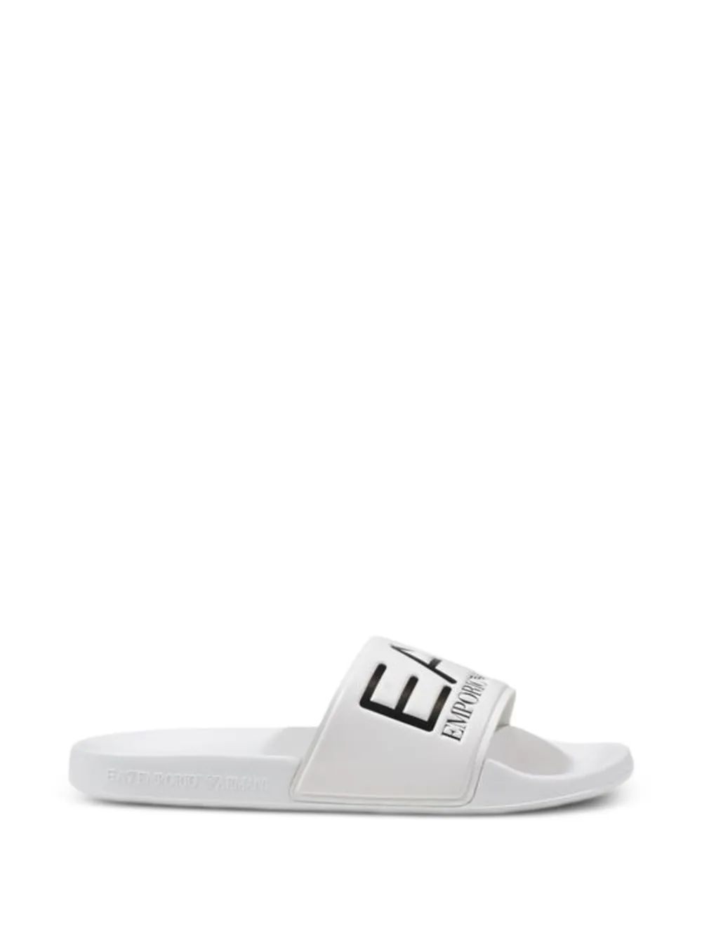 Ea7 Emporio Armani Weiße PVC-Slipper