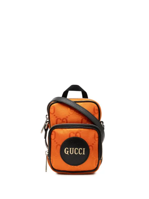Gucci Pre-Owned bolsa satchel Off The Grid mini de nylon con logo GG 2000-2015